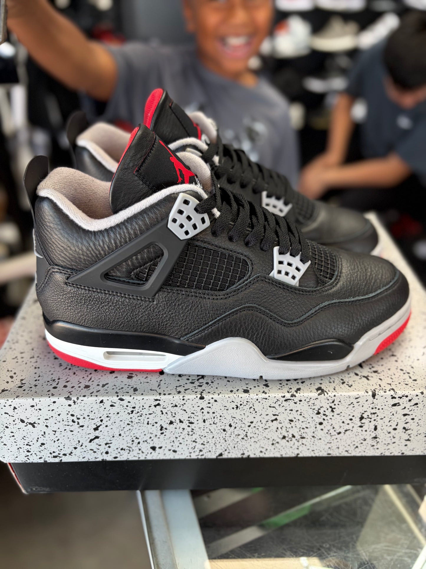 Jordan 4 “Bred Reimagined” Size 9.5