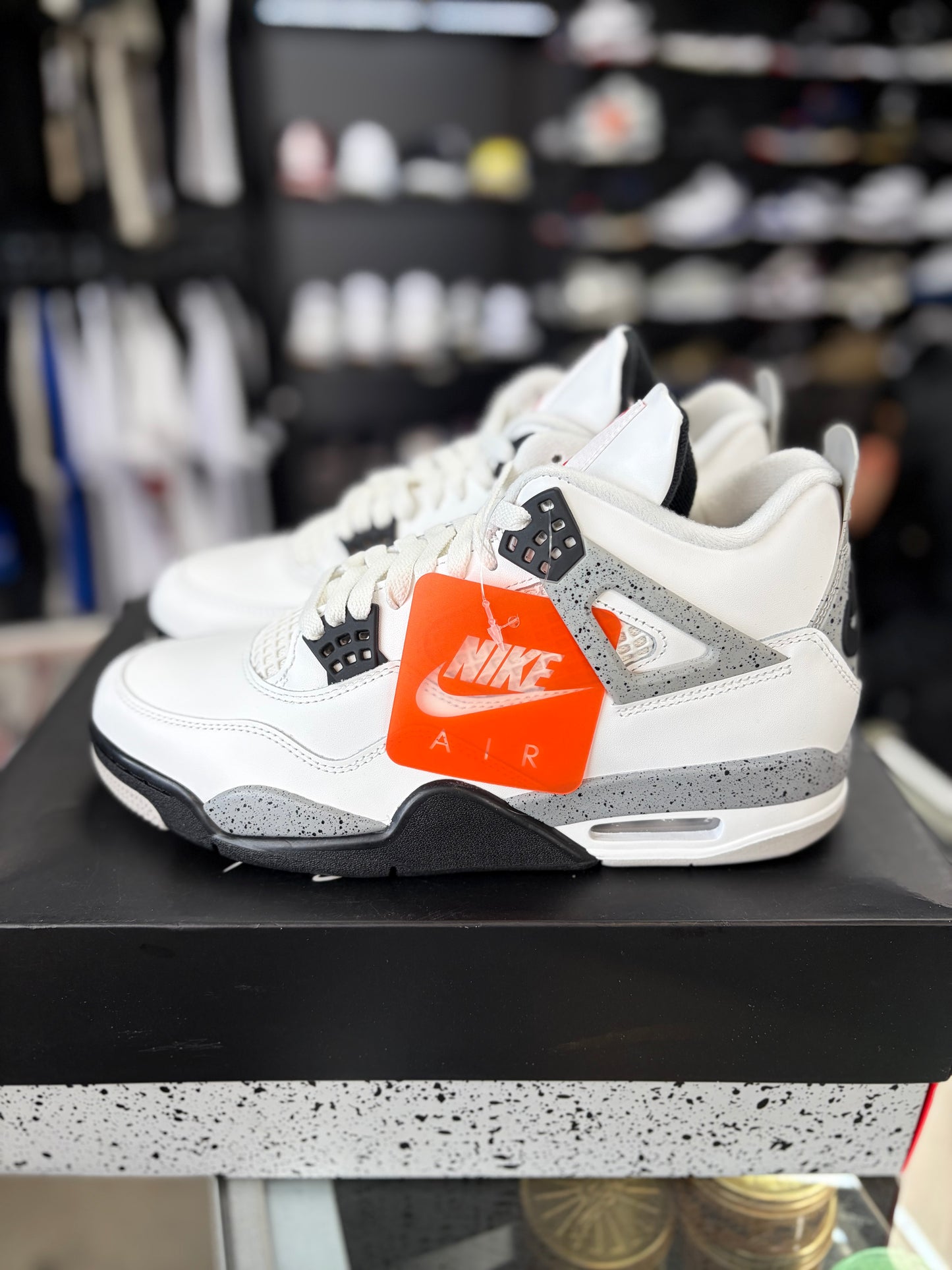 Jordan 4 “White Cement” Size 9.5